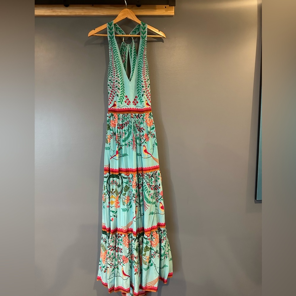 Anthropology Limerick by Abirr n' Nank Tiered Floral Maxi Dress XL New W/Tags